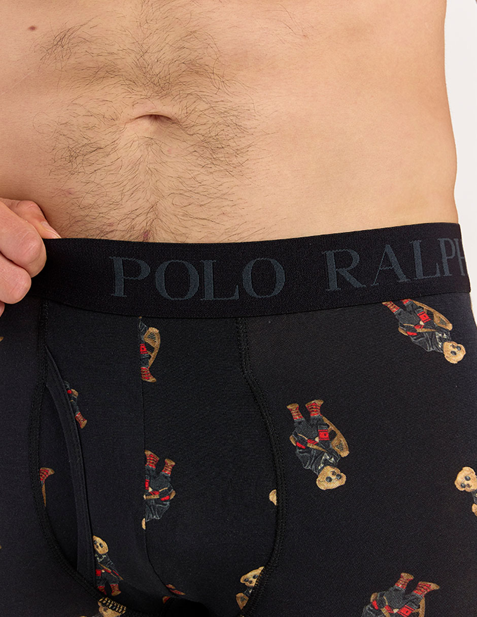 Set bóxer brief Polo Rl de algodón para hombre 3 piezas 4