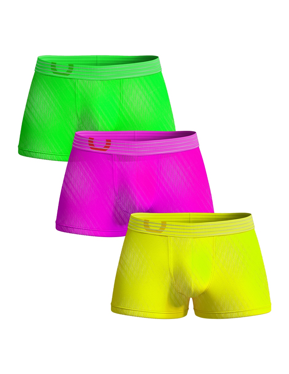 Set bóxer brief para hombre 3 piezas 4