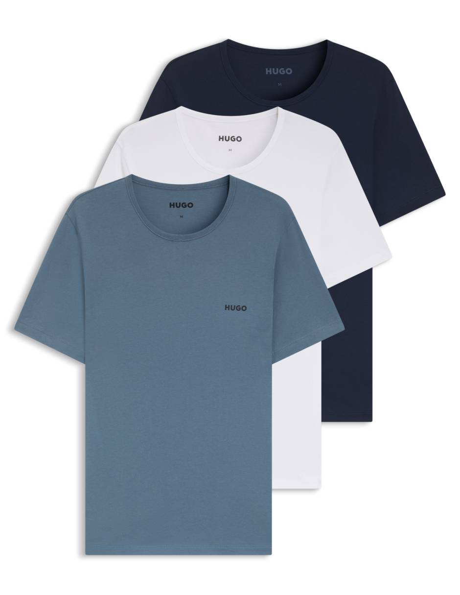 Set camiseta cuello redondo para hombre 2