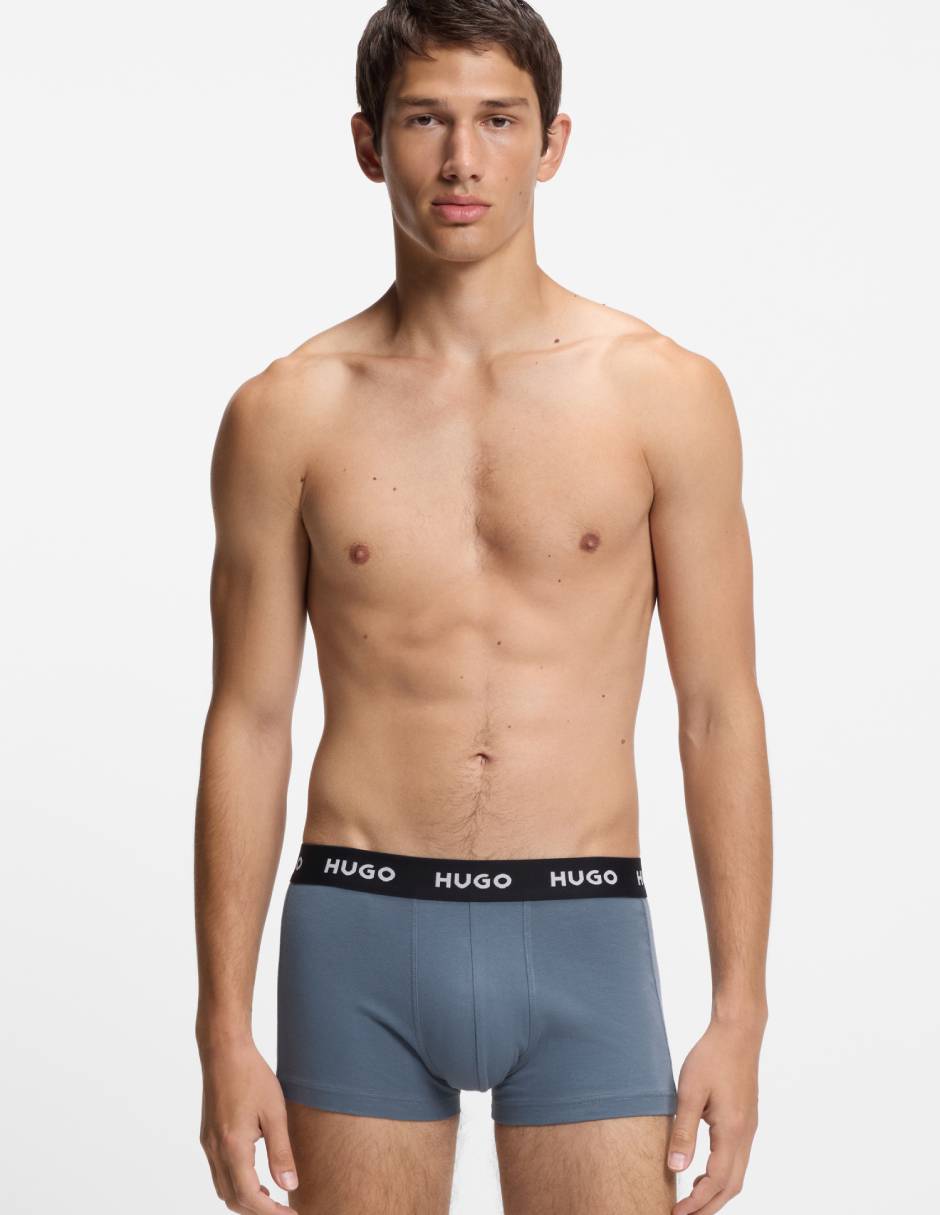 Set bóxer trunk de algodón para hombre 3 piezas