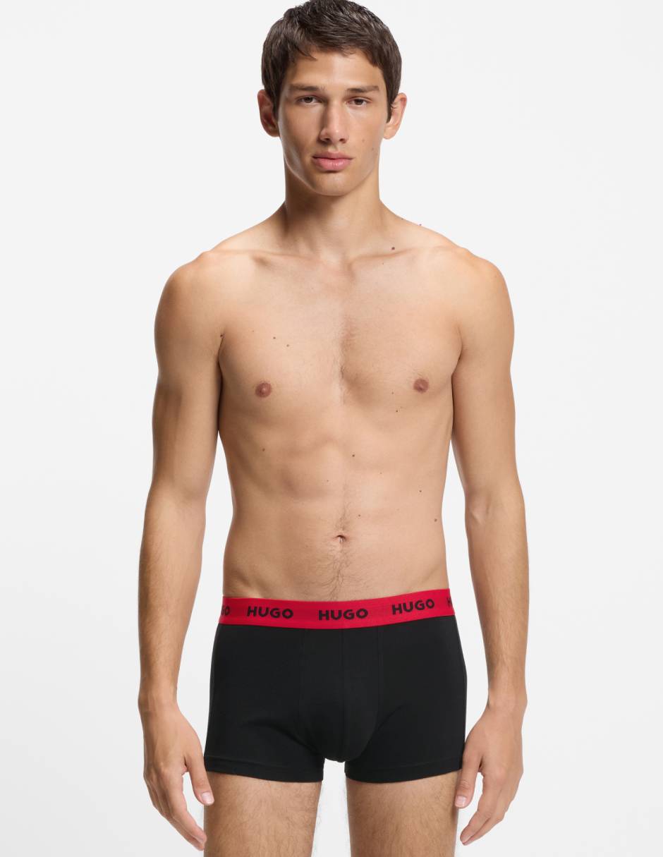 Set bóxer trunk de algodón para hombre 3 piezas 5