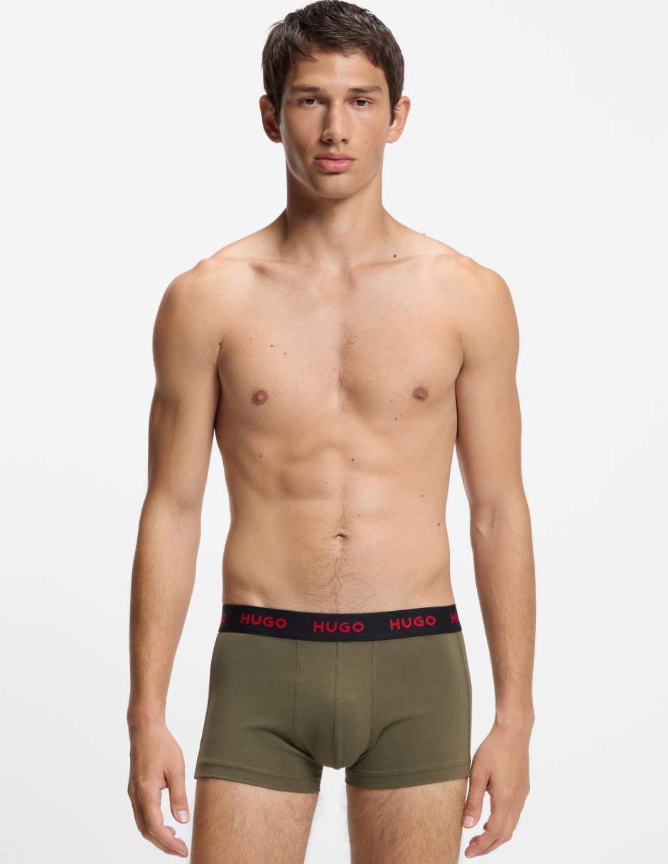 Set bóxer trunk de algodón para hombre 3 piezas 6