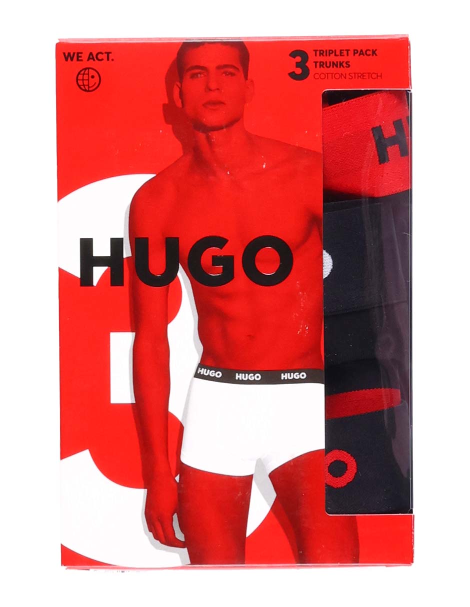 Bóxer trunk de algodón para hombre 3 piezas 6