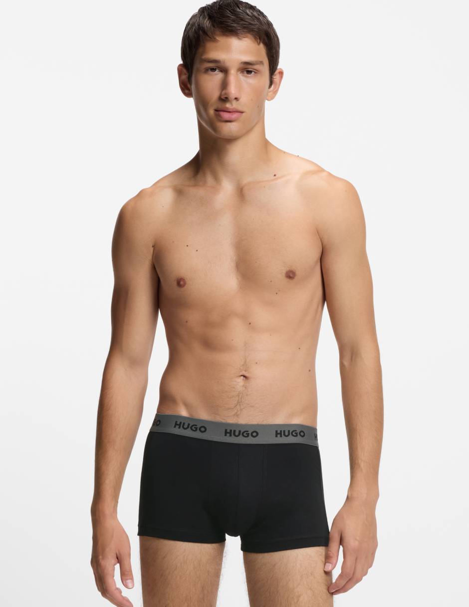 Set bóxer trunk de algodón para hombre 3 piezas 1