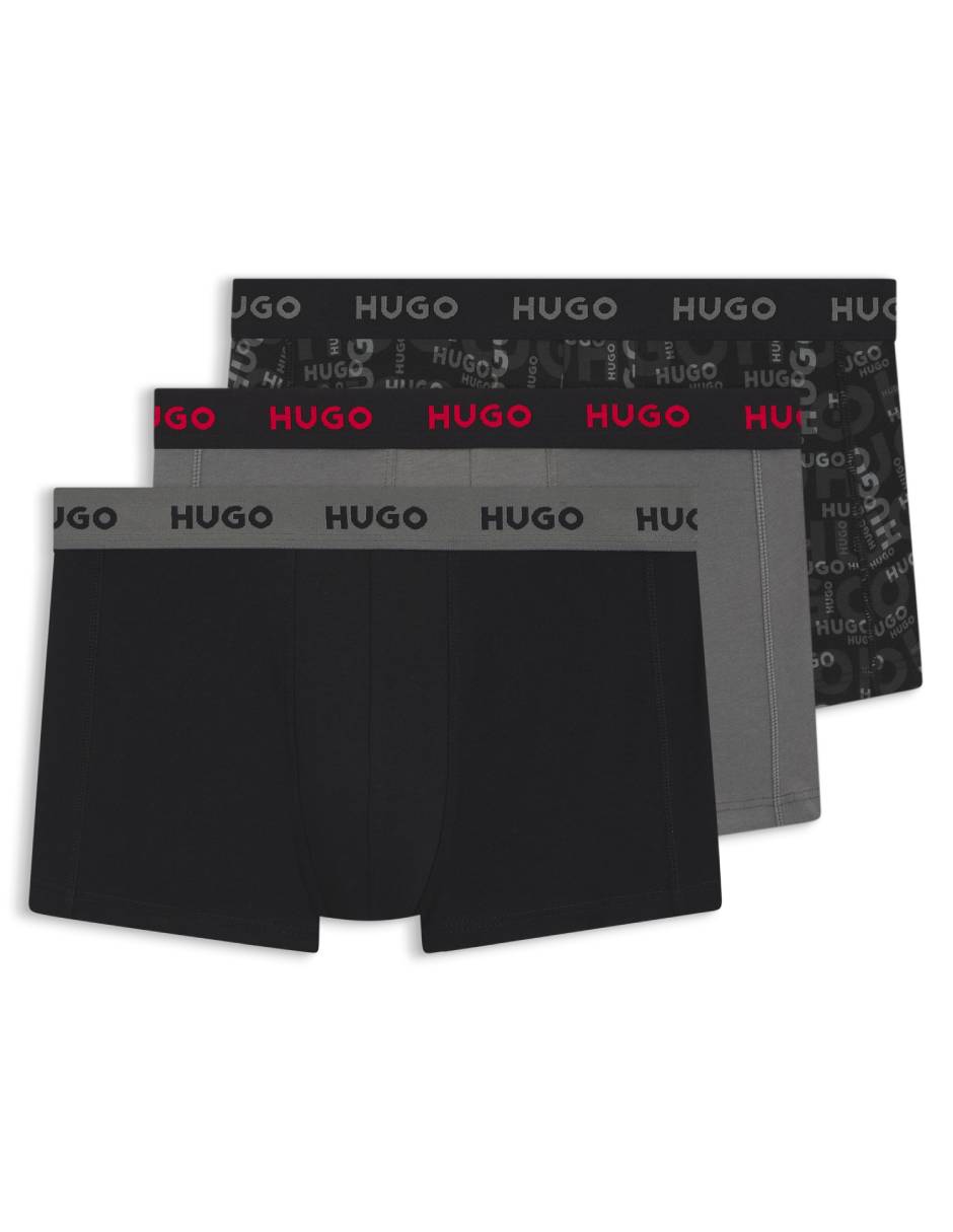 Set bóxer trunk de algodón para hombre 3 piezas 2