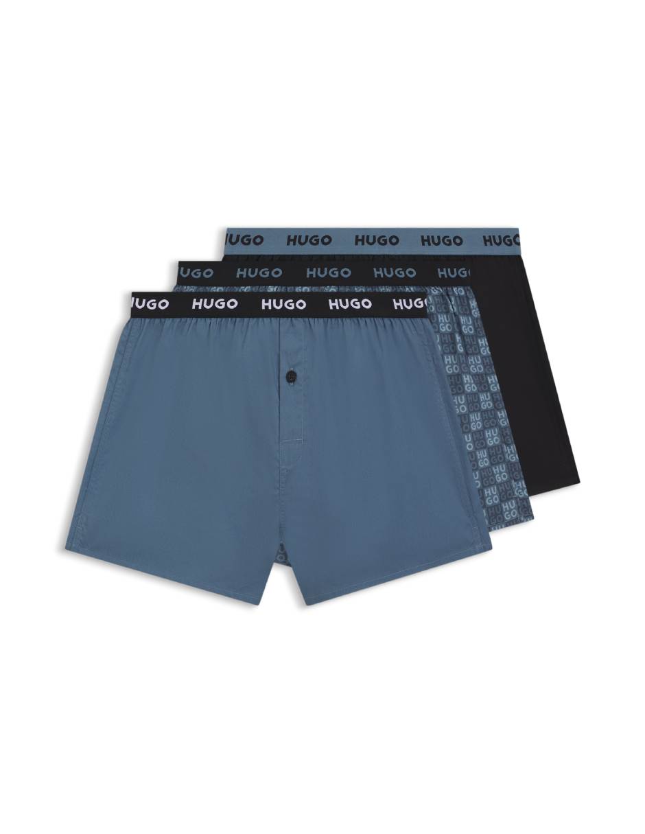 Bóxer de algodón para hombre 3 piezas 6