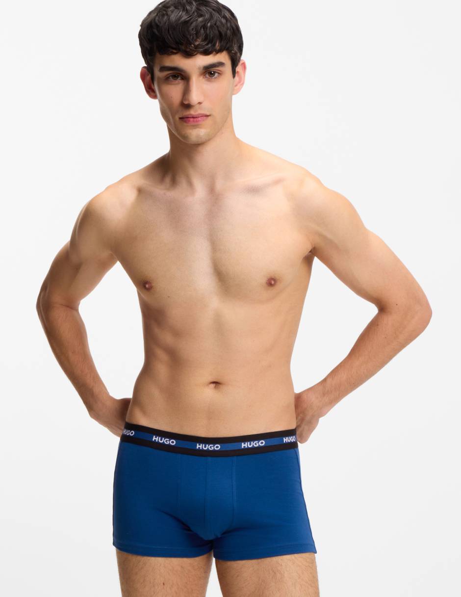 Set bóxer trunk de algodón para hombre 3 piezas