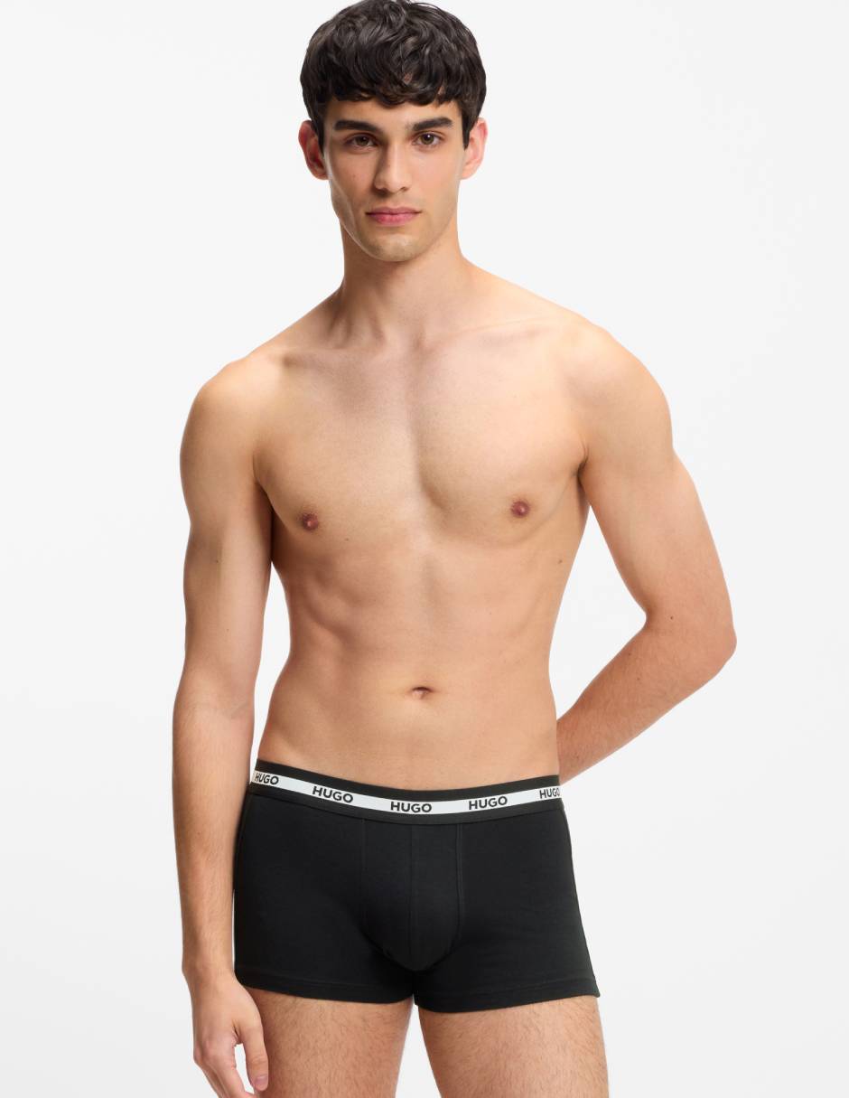 Set bóxer trunk de algodón para hombre 3 piezas 5