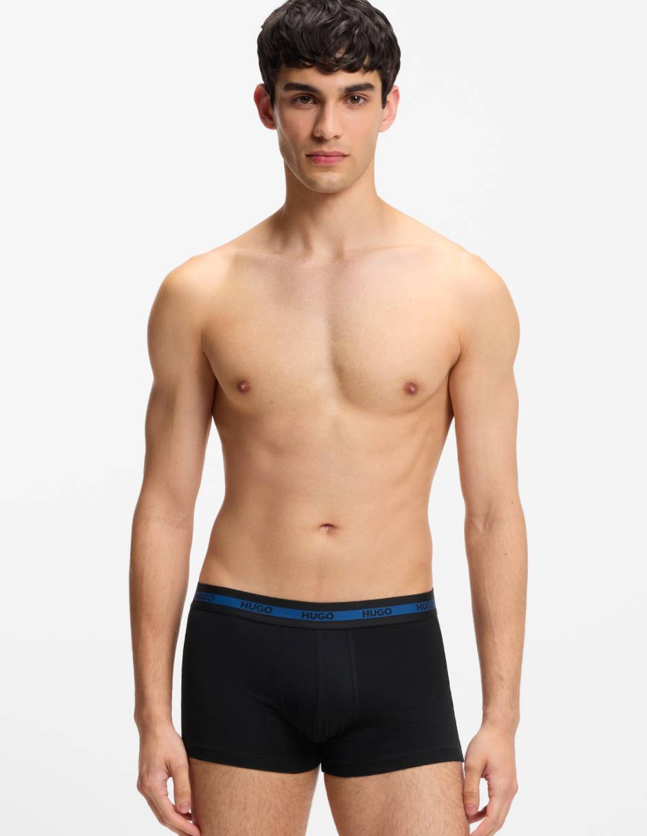 Set bóxer trunk de algodón para hombre 3 piezas 6
