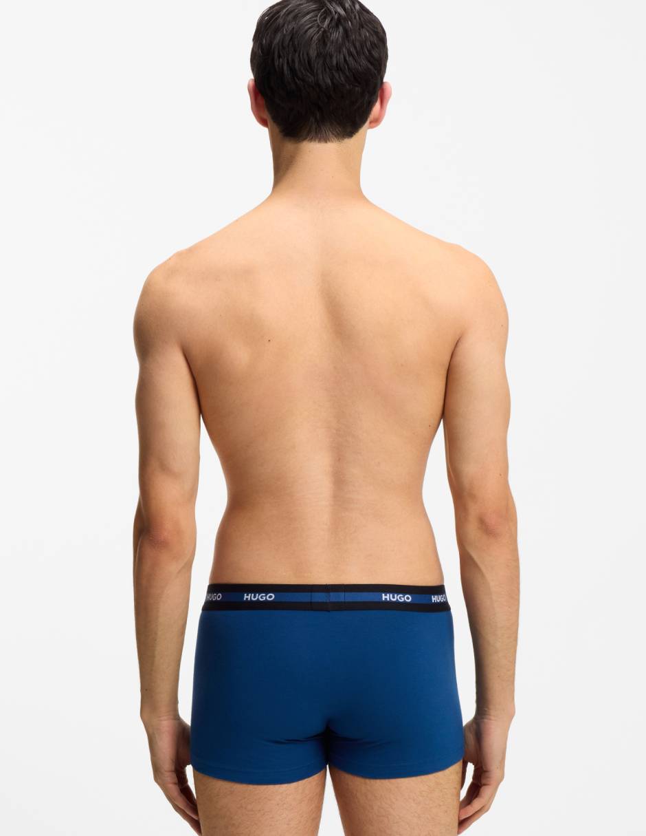 Set bóxer trunk de algodón para hombre 3 piezas 7