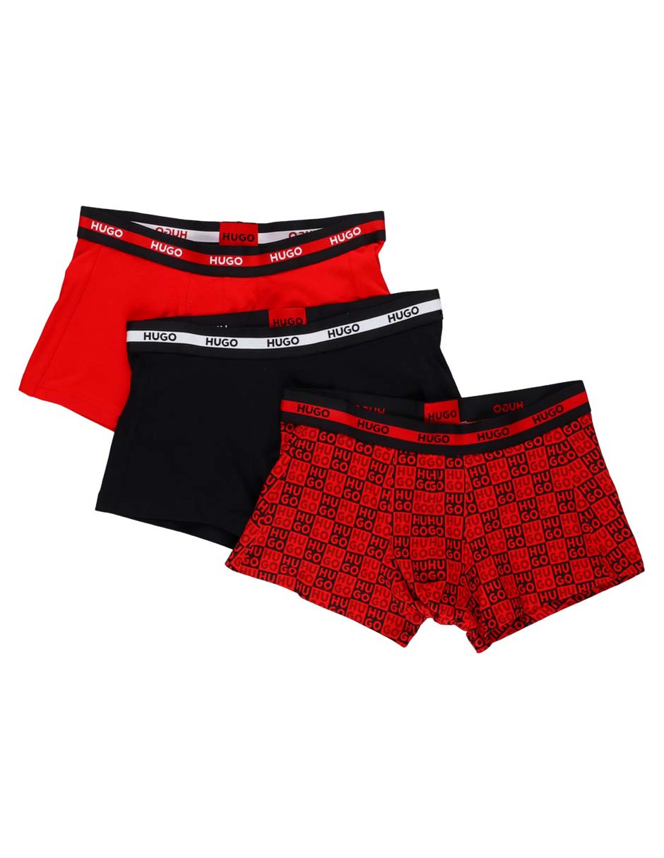 Set bóxer trunk de algodón para hombre 3 piezas 5