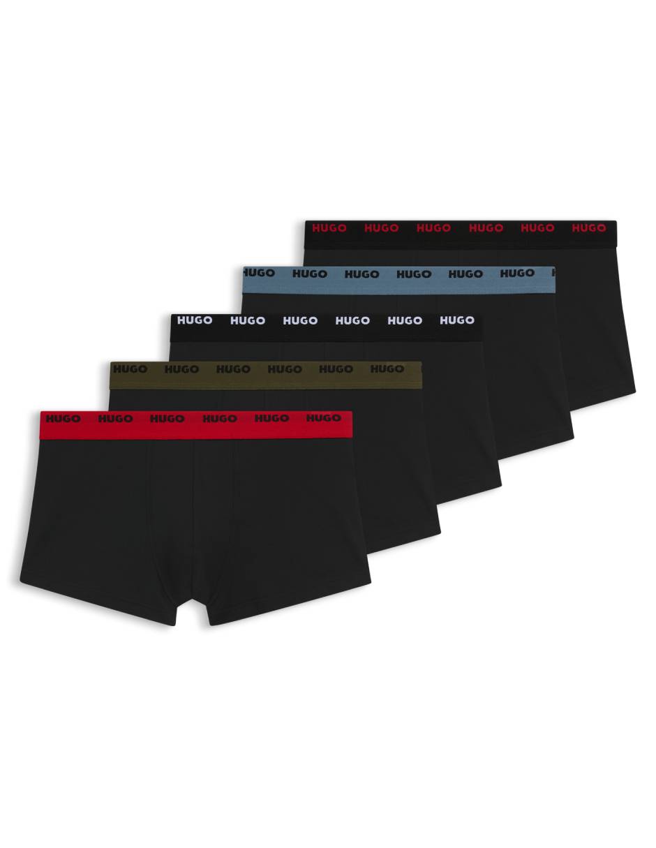 Set bóxer trunk de algodón para hombre 5 piezas 2