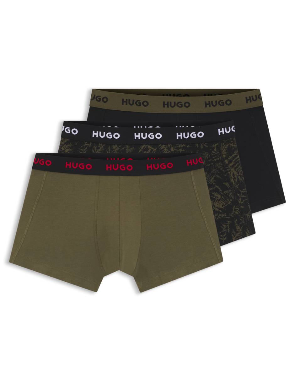 Set bóxer trunk de algodón para hombre 3 piezas 2