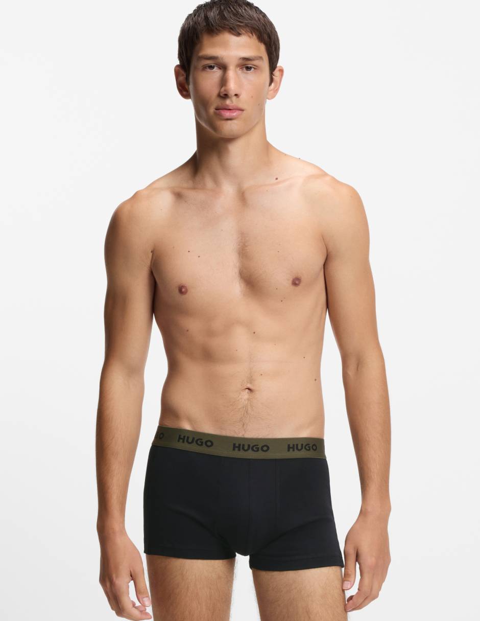 Set bóxer trunk de algodón para hombre 3 piezas 5