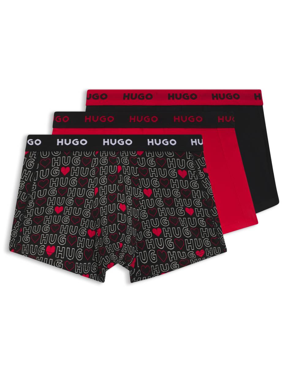 Set bóxer trunk de algodón para hombre 3 piezas 2