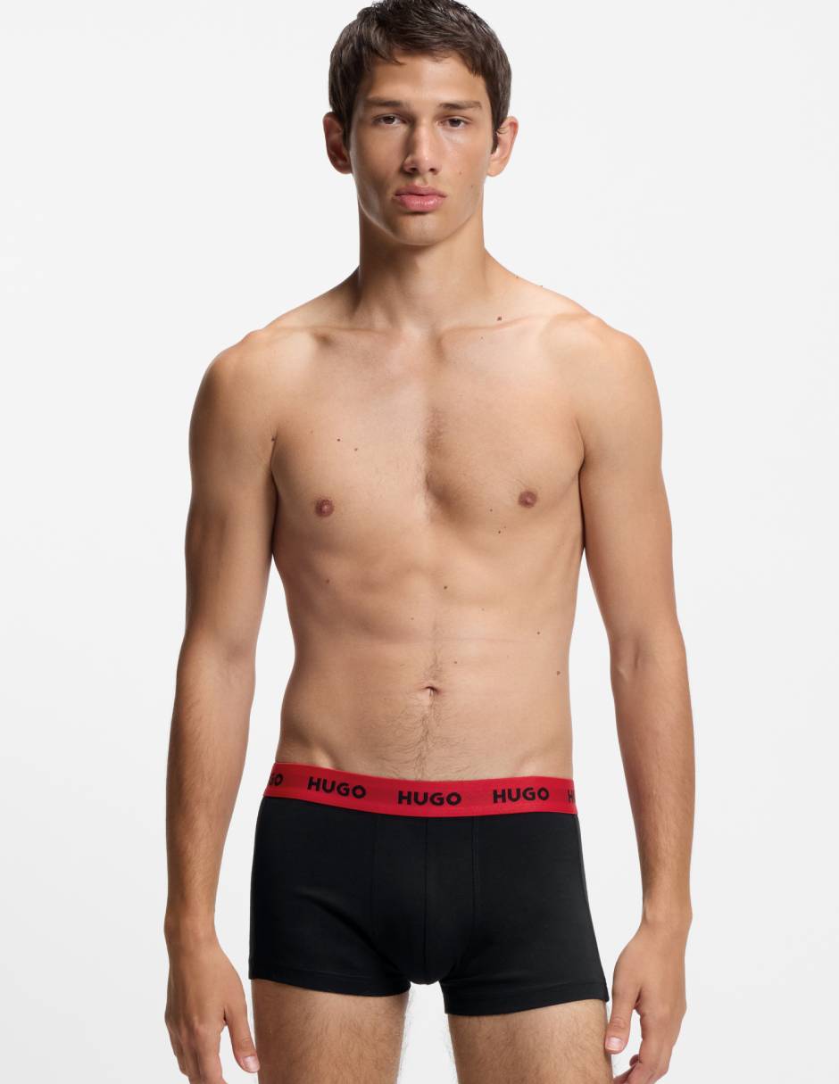 Set bóxer trunk de algodón para hombre 3 piezas 5