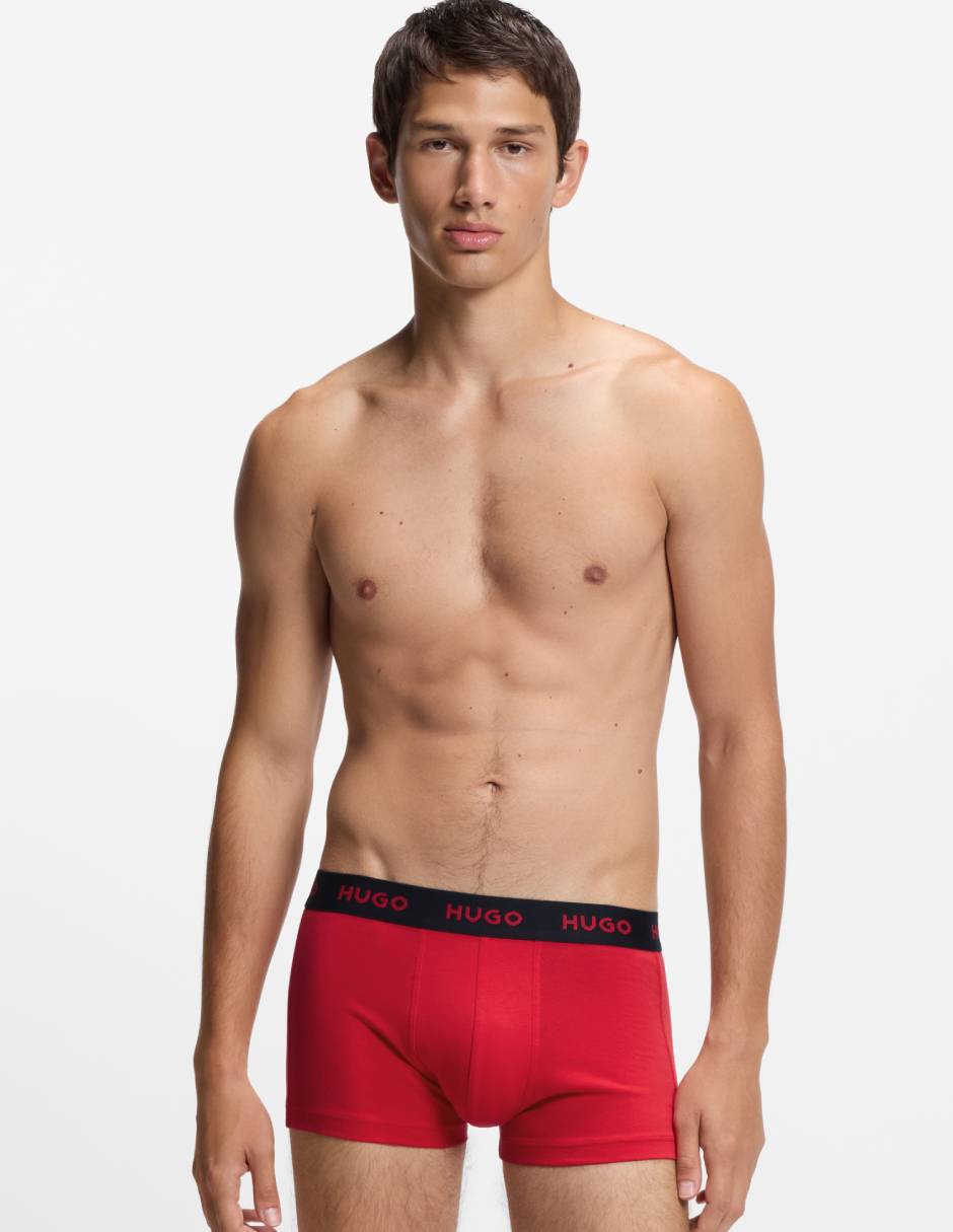 Set bóxer trunk de algodón para hombre 3 piezas 6