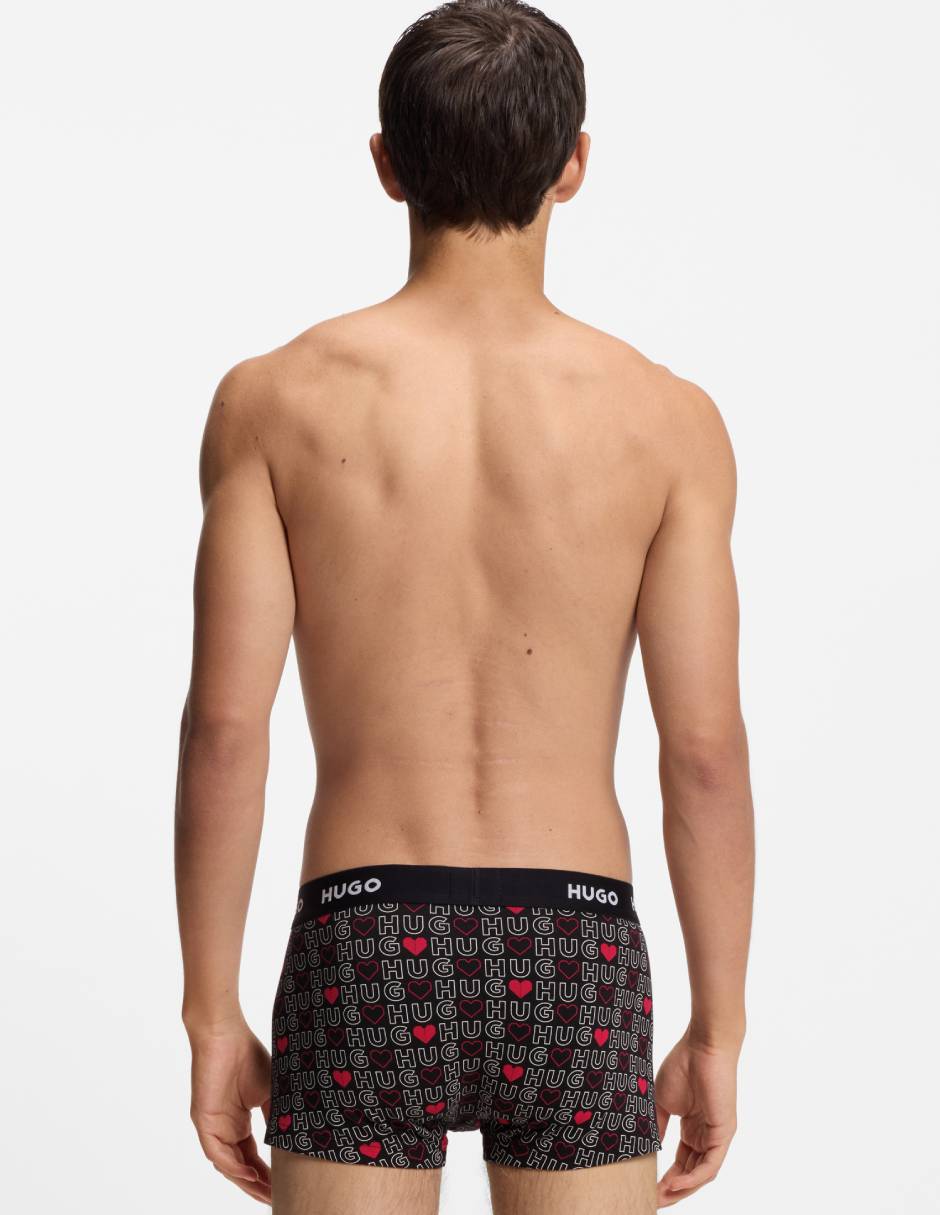 Set bóxer trunk de algodón para hombre 3 piezas 7