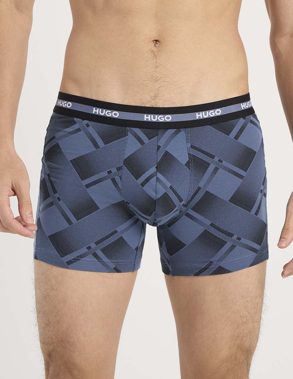 Bóxer trunk de algodón para hombre 3 piezas 2