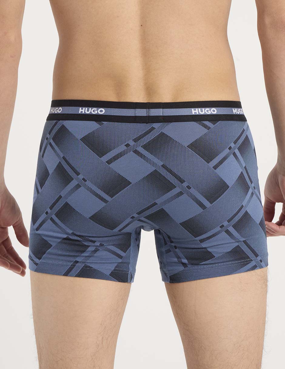 Bóxer trunk de algodón para hombre 3 piezas 3