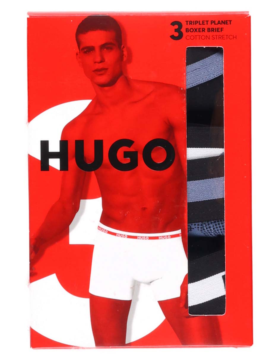 Bóxer trunk de algodón para hombre 3 piezas 5