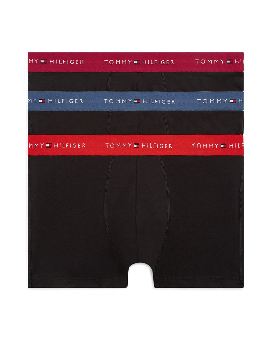 Set boxér trunk Hilfiger de algodón para hombre 3 piezas Set boxér trunk Hilfiger de algodón para hombre 3 piezas