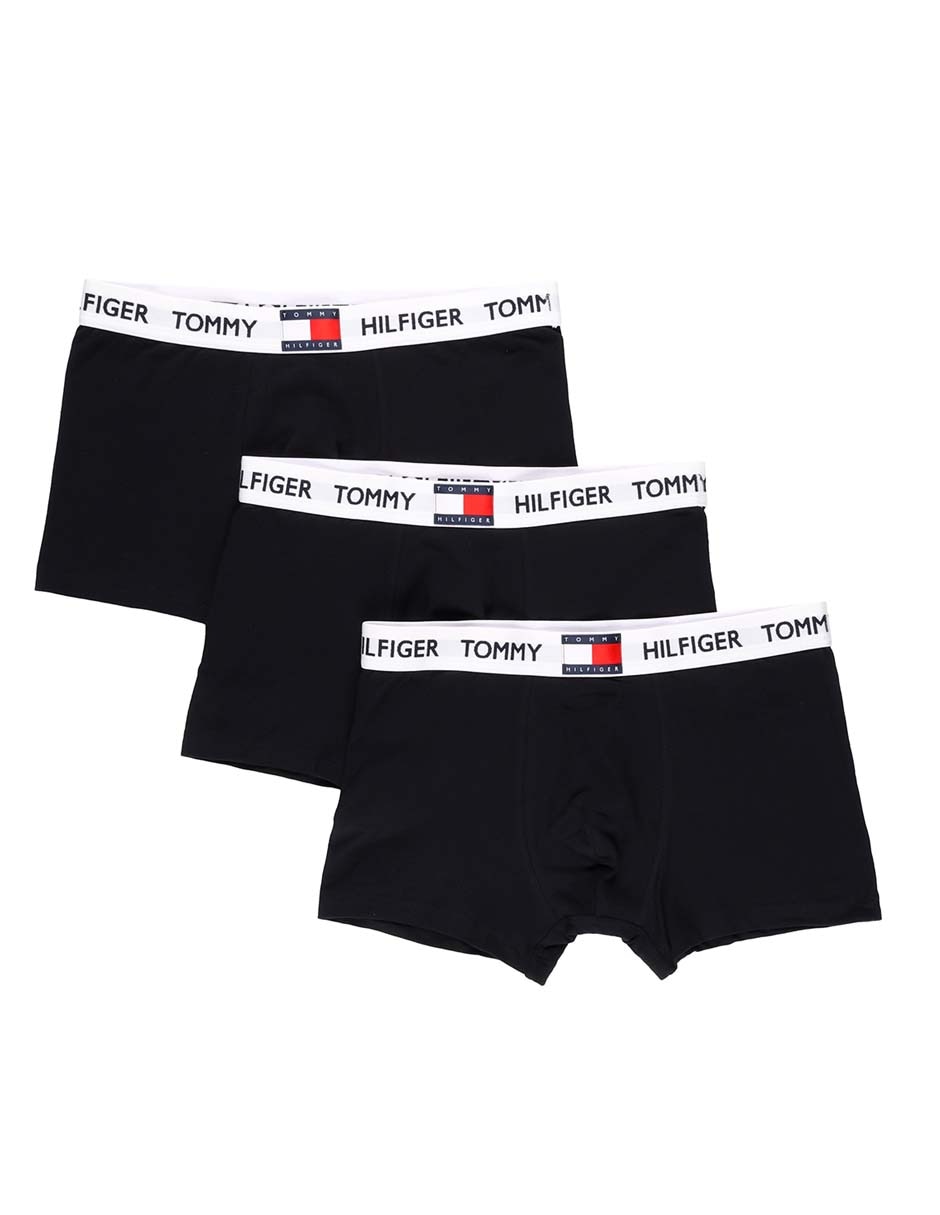 Bóxer trunk Hilfiger de algodón para hombre 3 piezas 5