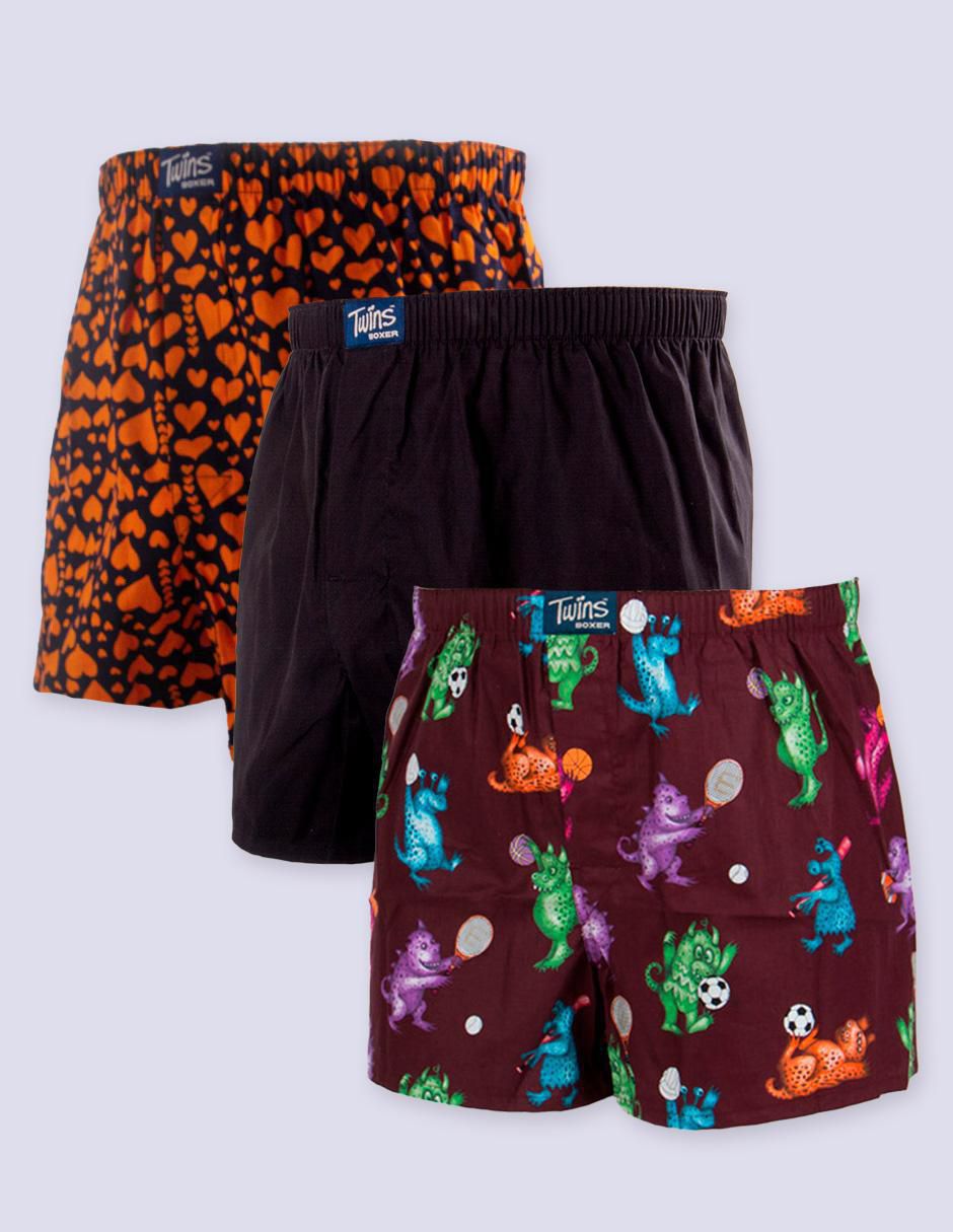 Set bóxer de algodón para hombre 3 piezas 5