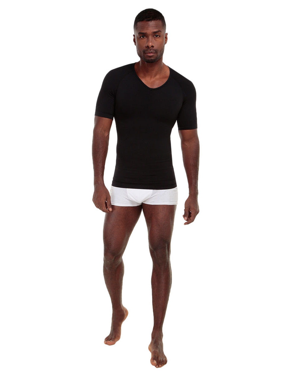 Camiseta Rounderbum cuello V para hombre